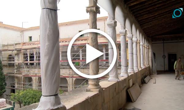 Comencen les tasques de restauració del claustre de Sant Agustí